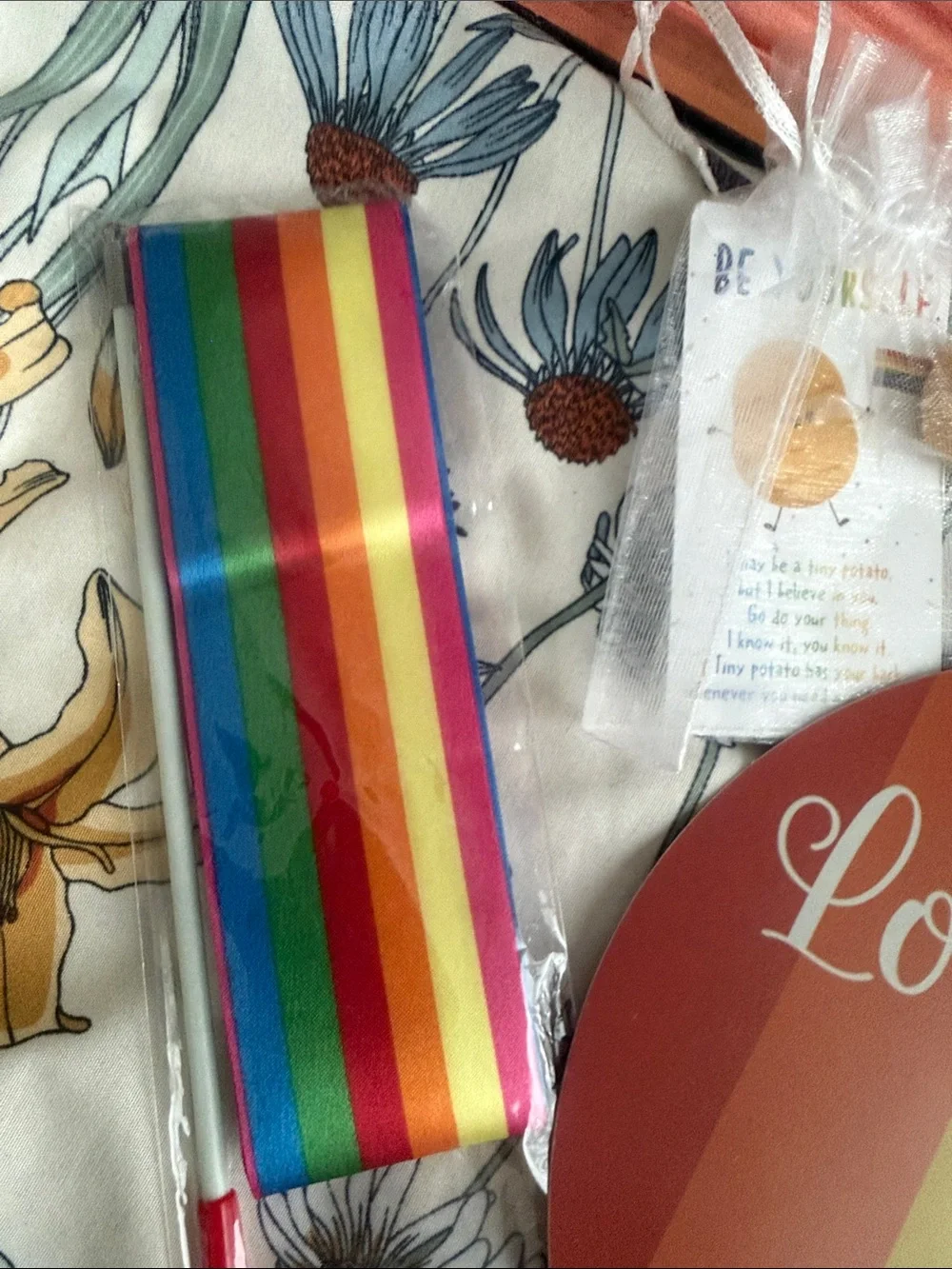 LGBTQ+ Pride Set fans ribbons pocket buddy